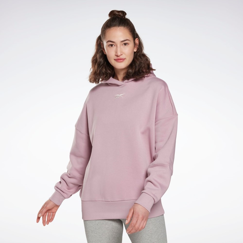 Reebok Studio Recycled Oversize Hoodie Infused Lilac | PCLGW-8705