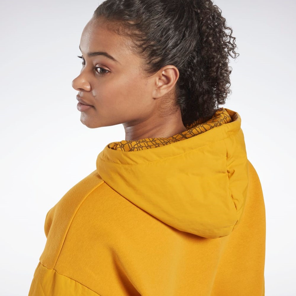 Reebok THERMOWARM+GRAPHENE Hoodie Bright Ochre | NPLRS-6798