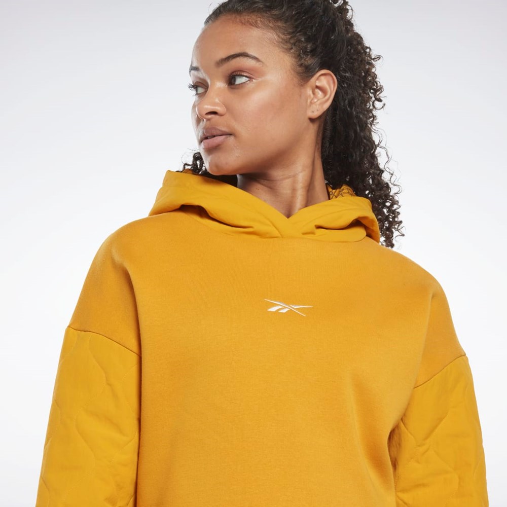 Reebok THERMOWARM+GRAPHENE Hoodie Bright Ochre | NPLRS-6798