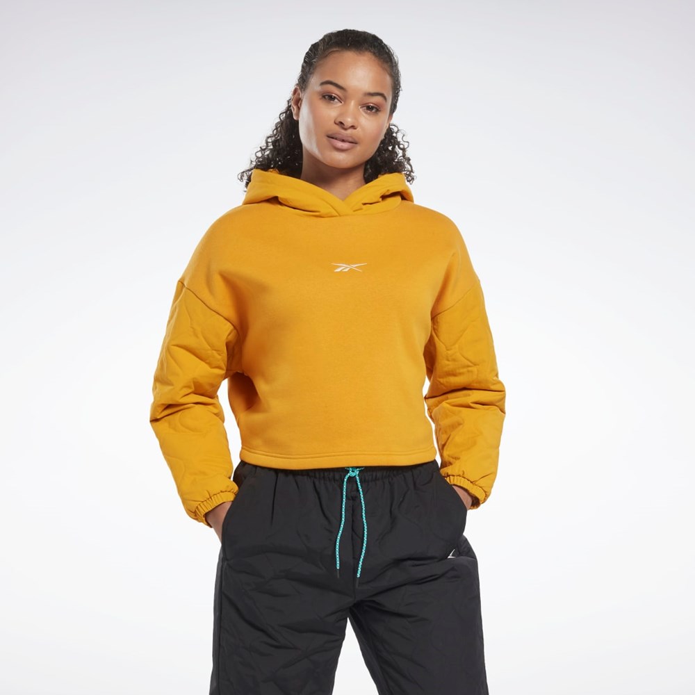 Reebok THERMOWARM+GRAPHENE Hoodie Bright Ochre | NPLRS-6798