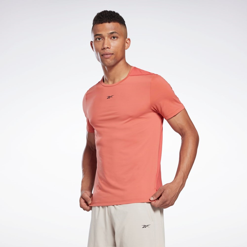 Reebok Tech Trend Activchill Move T-Shirt Rhodonite | KDCIZ-9856