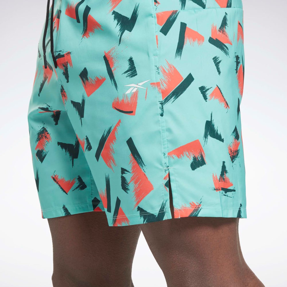 Reebok Tryck Speed 2.0 Shorts Semi Classic Teal | USYJD-0267