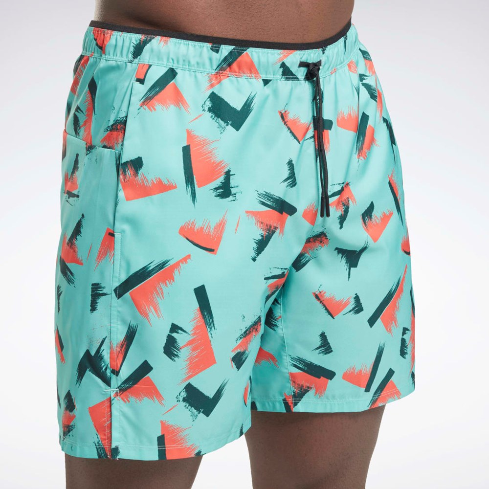 Reebok Tryck Speed 2.0 Shorts Semi Classic Teal | USYJD-0267