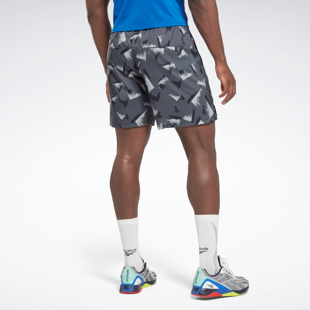 Reebok Tryck Speed 2.0 Shorts Svarta | PMARJ-7805