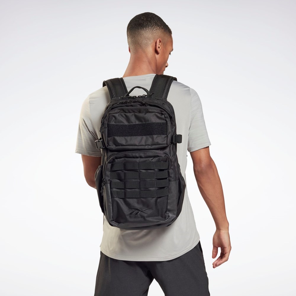 Reebok Tränings Day Backpack Svarta Svarta Svarta | ARNZC-9705