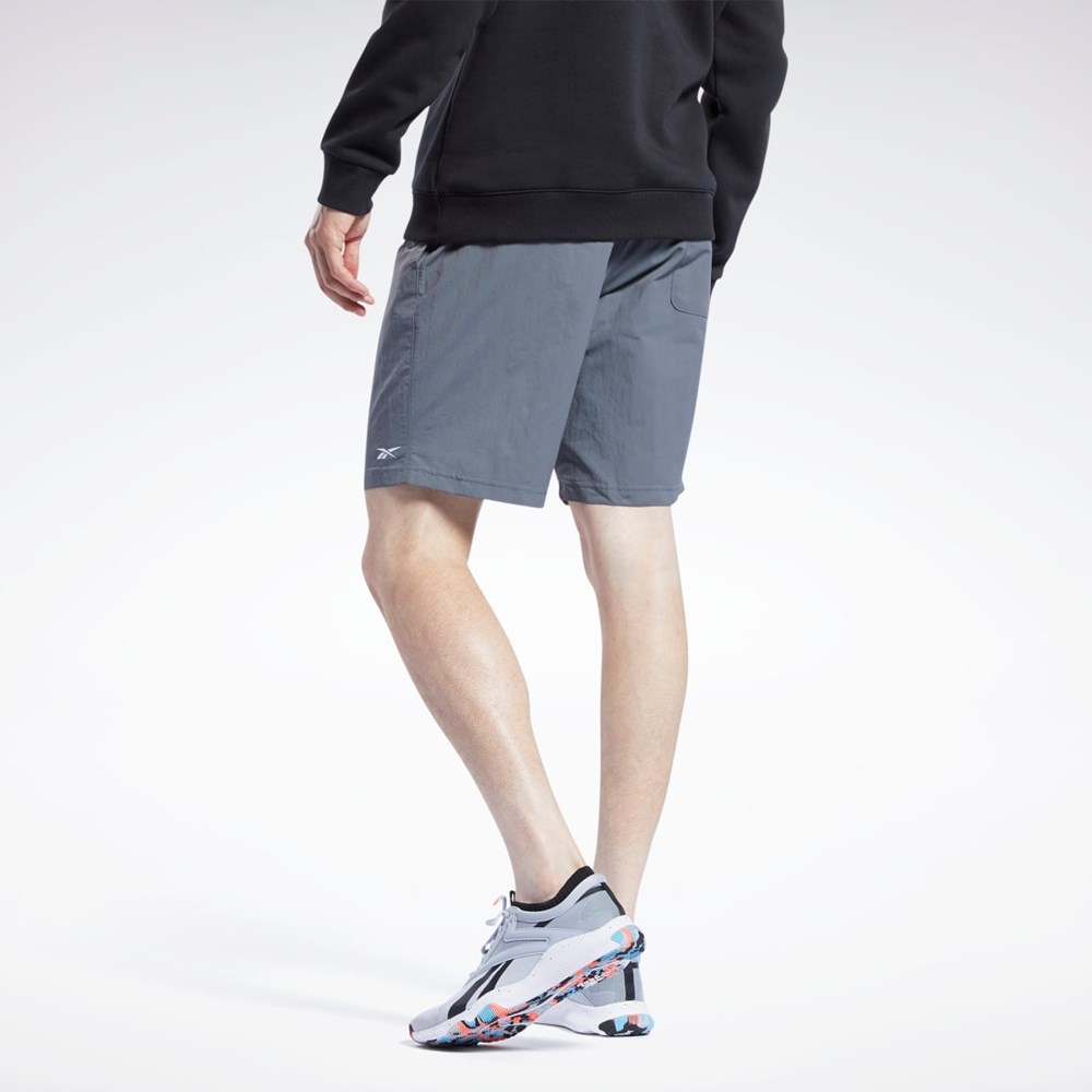 Reebok Tränings Essentials Utility Shorts Grå | GIXUF-9826