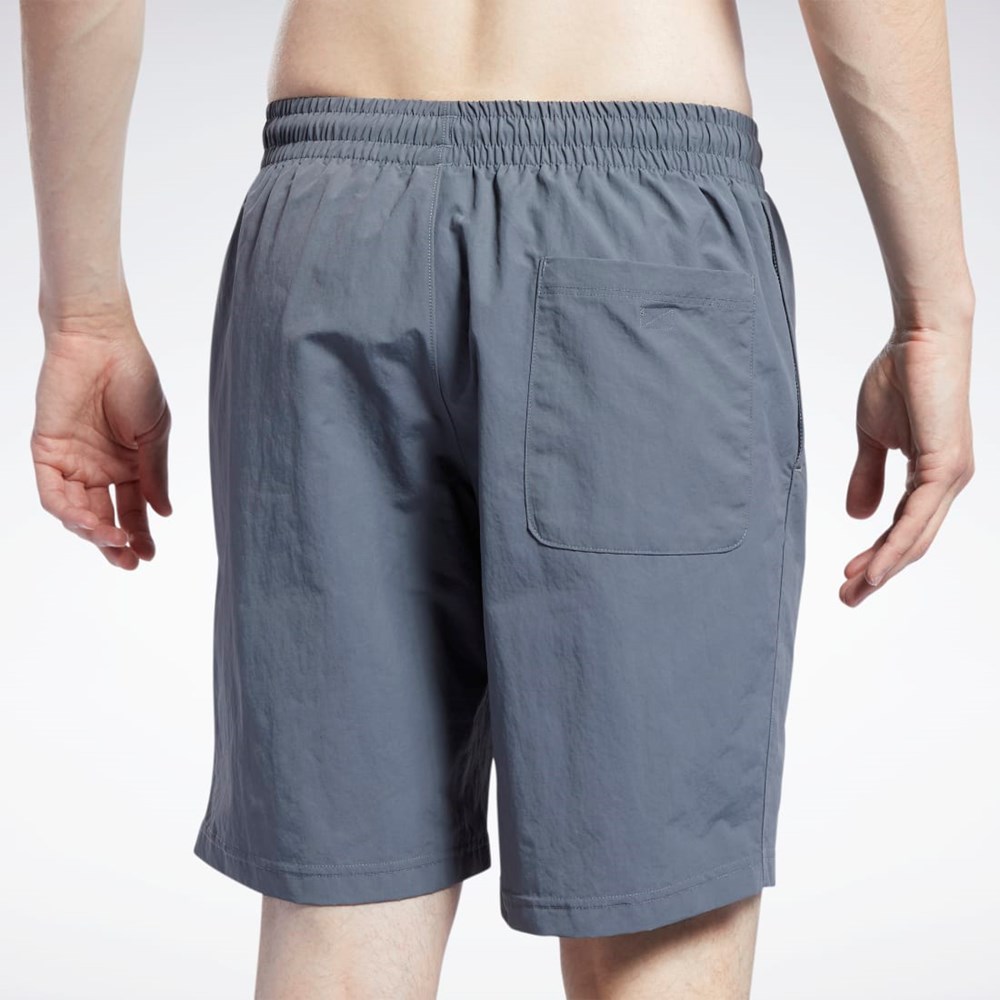 Reebok Tränings Essentials Utility Shorts Grå | GIXUF-9826