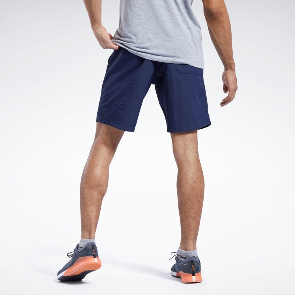 Reebok Tränings Essentials Utility Shorts Marinblå | HCIRO-3149