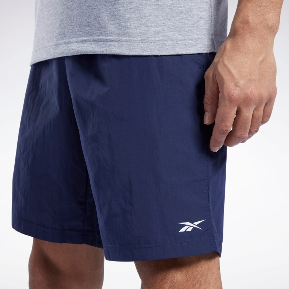 Reebok Tränings Essentials Utility Shorts Marinblå | HCIRO-3149