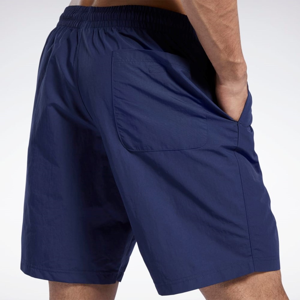 Reebok Tränings Essentials Utility Shorts Marinblå | HCIRO-3149