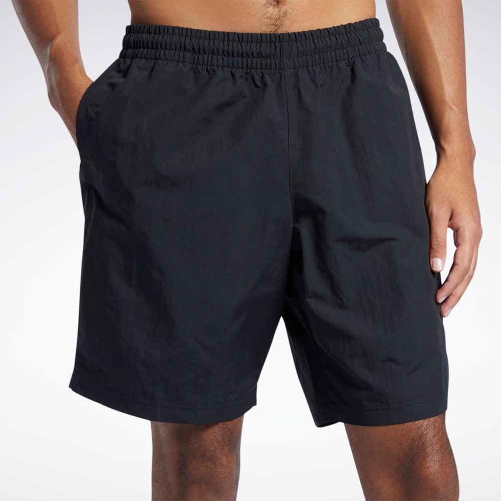 Reebok Tränings Essentials Utility Shorts Svarta | QZEAJ-6928