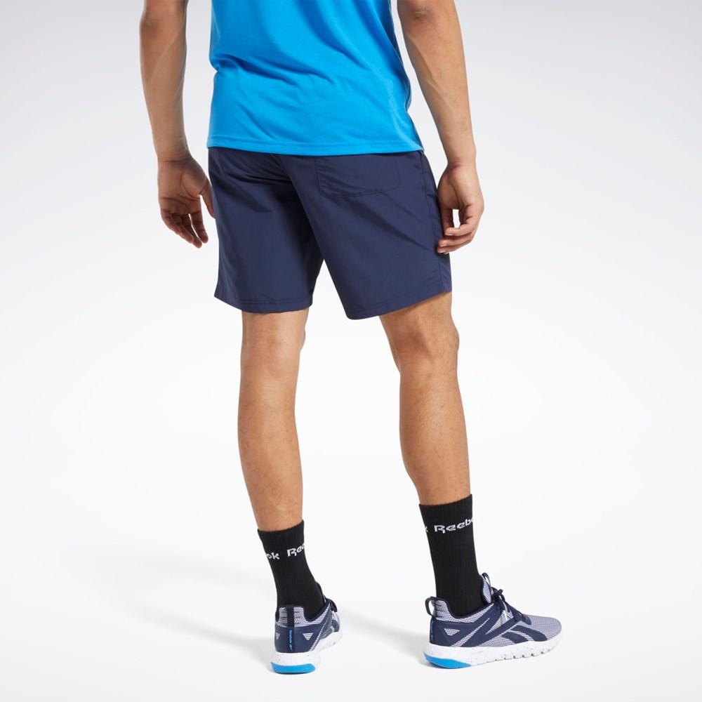 Reebok Tränings Essentials Utility Shorts Marinblå | UJQCS-1095