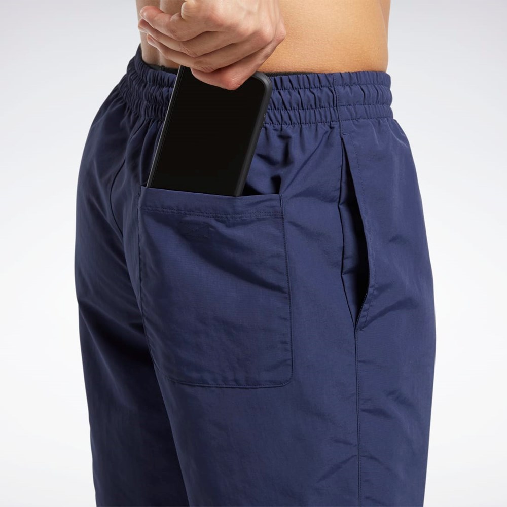 Reebok Tränings Essentials Utility Shorts Marinblå | UJQCS-1095