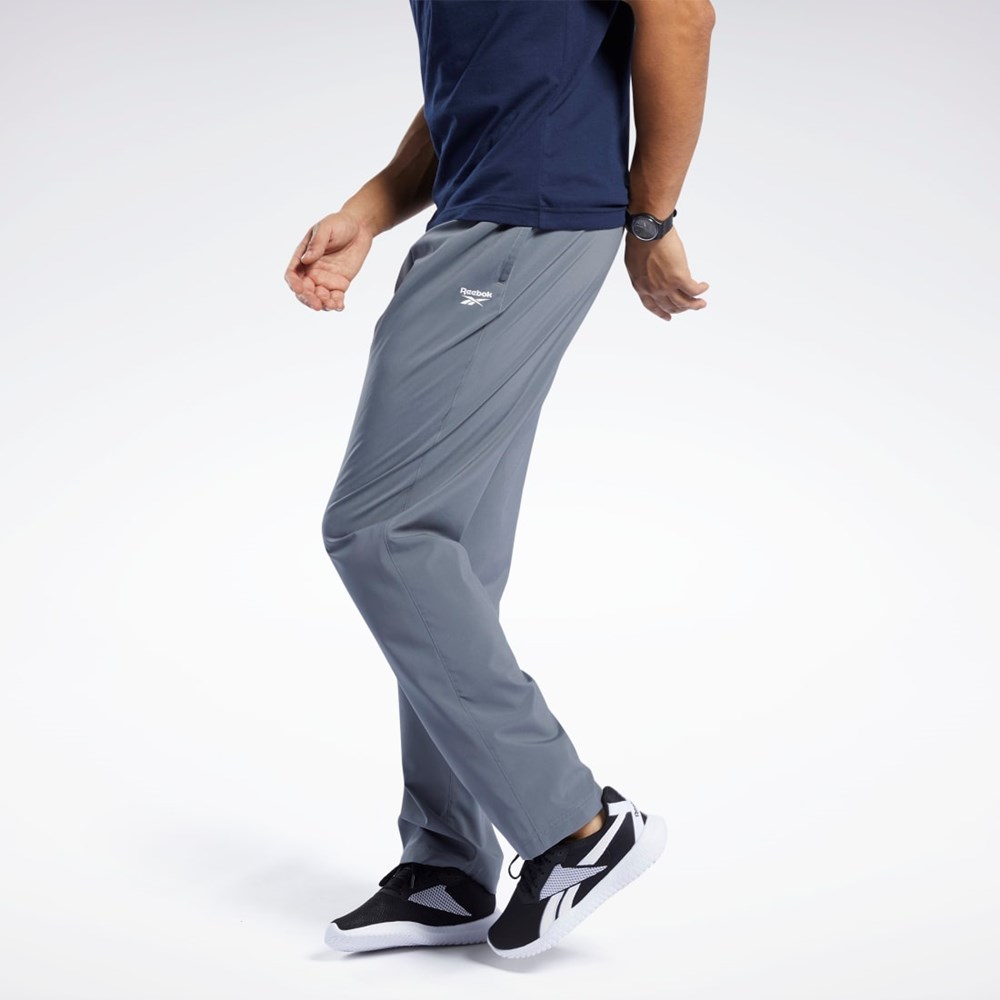 Reebok Tränings Essentials Woven Unlined Pants Grå | FODSW-8432