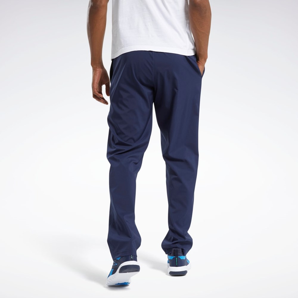 Reebok Tränings Essentials Woven Unlined Pants Marinblå | QLKES-7812