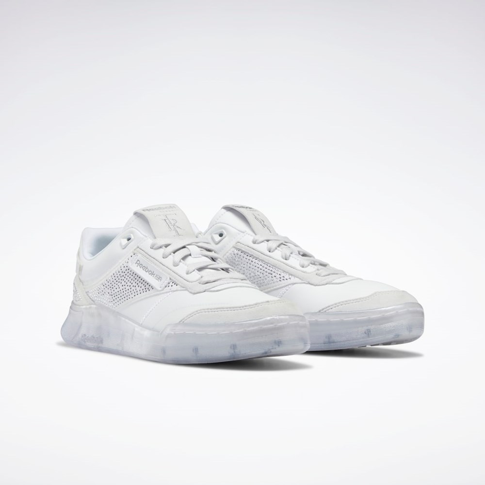 Reebok Très Rasché Club C Legacy Diamanté Shoes Vita Silver | SVFIU-7423