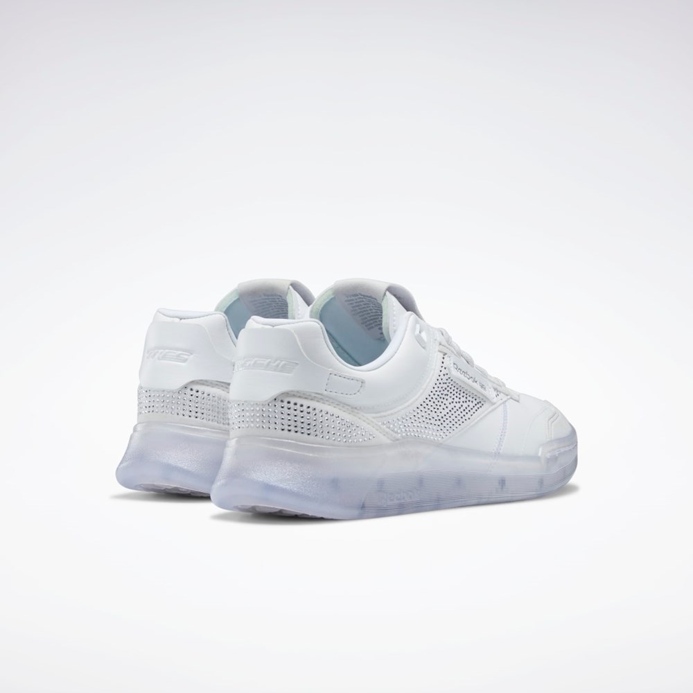 Reebok Très Rasché Club C Legacy Diamanté Shoes Vita Silver | SVFIU-7423