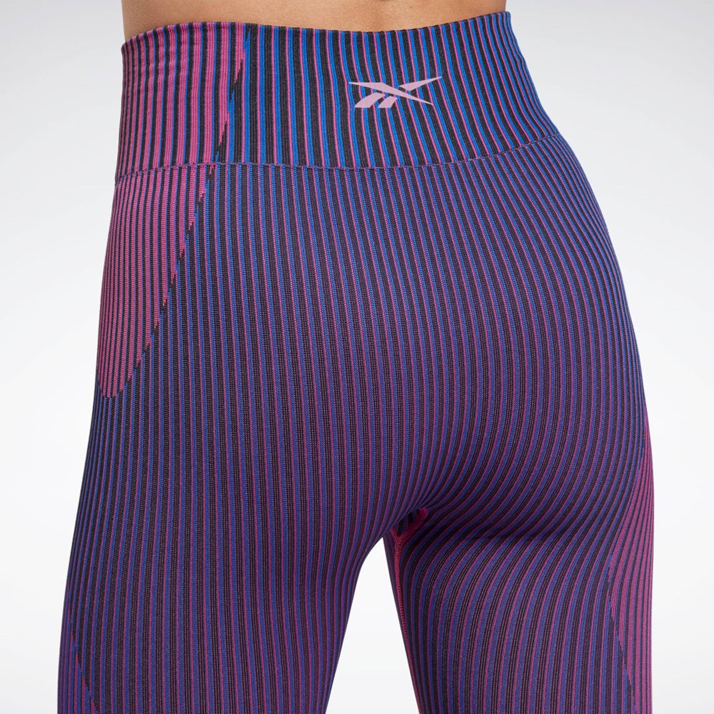 Reebok United By Fitness Myoknit Seamless Leggings Blå | CFIOK-9685