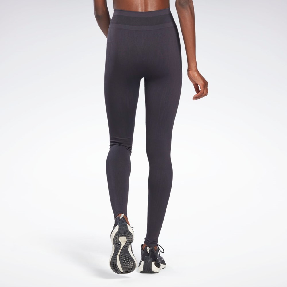 Reebok United By Fitness Myoknit Seamless Leggings Svarta | WLEBD-6907