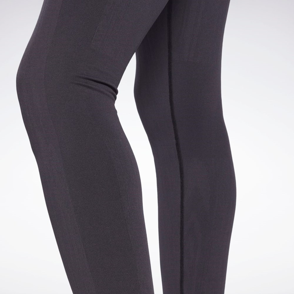 Reebok United By Fitness Myoknit Seamless Leggings Svarta | WLEBD-6907