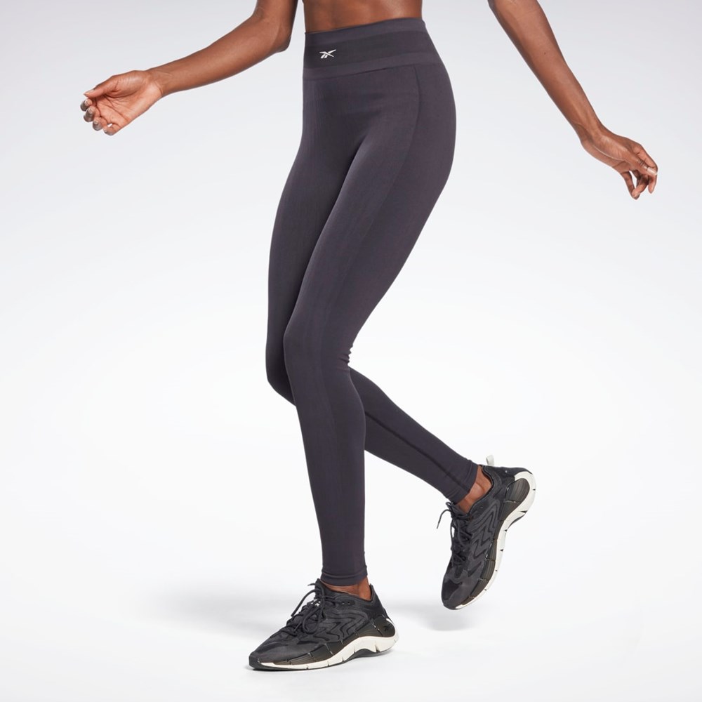 Reebok United By Fitness Myoknit Seamless Leggings Svarta | WLEBD-6907