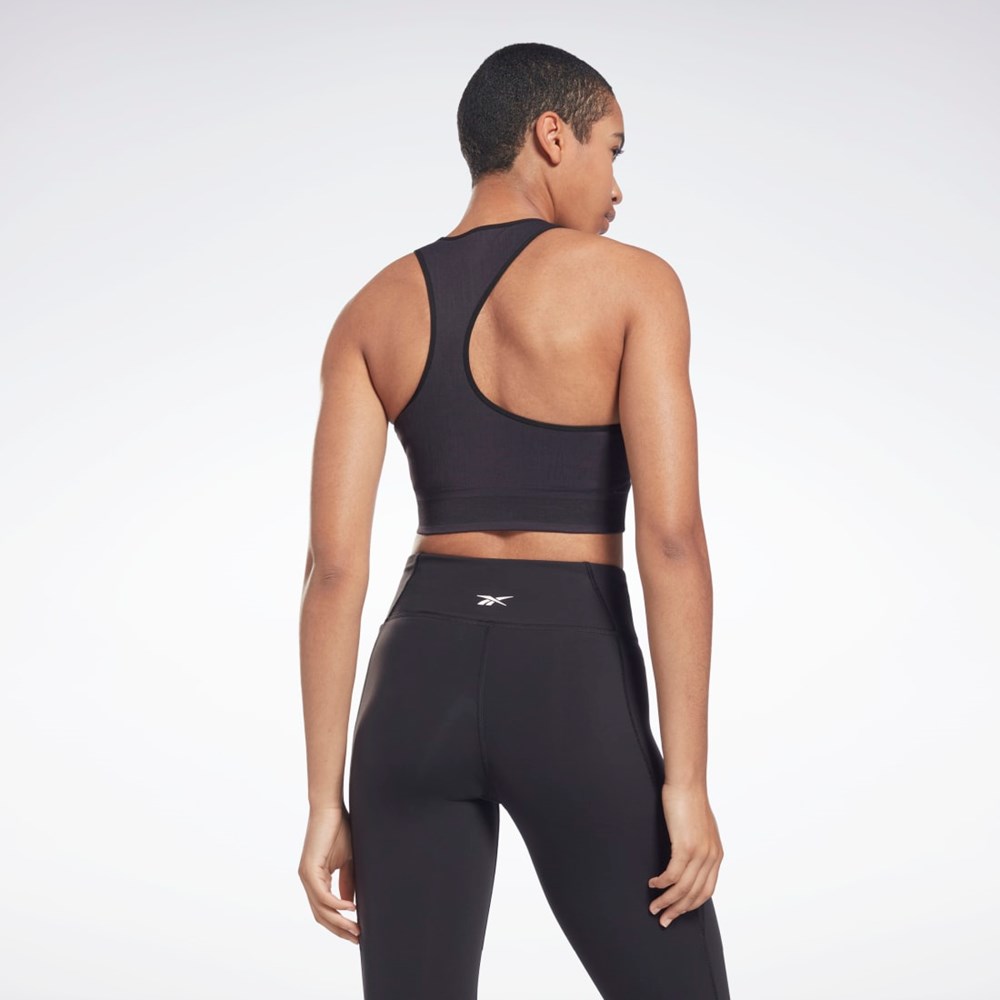 Reebok United By Fitness Myoknit Seamless Top Svarta | WZJXN-0523