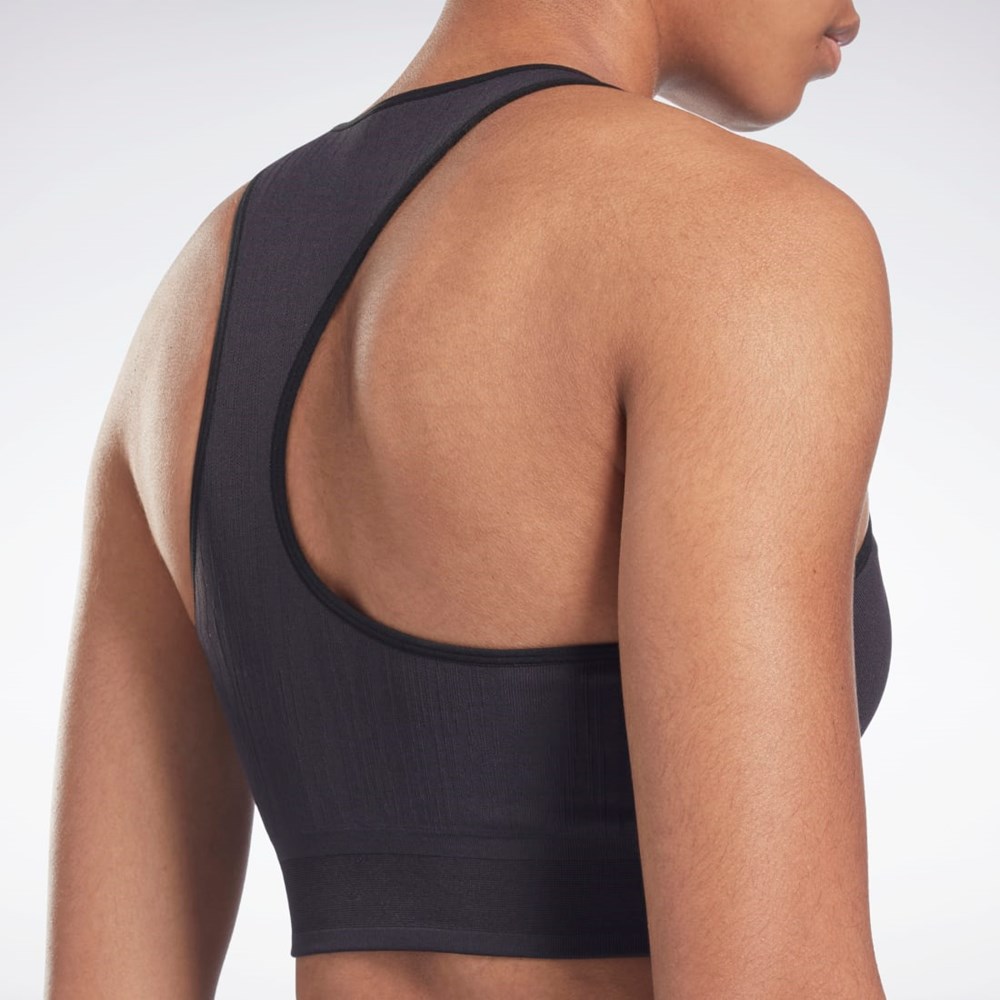 Reebok United By Fitness Myoknit Seamless Top Svarta | WZJXN-0523