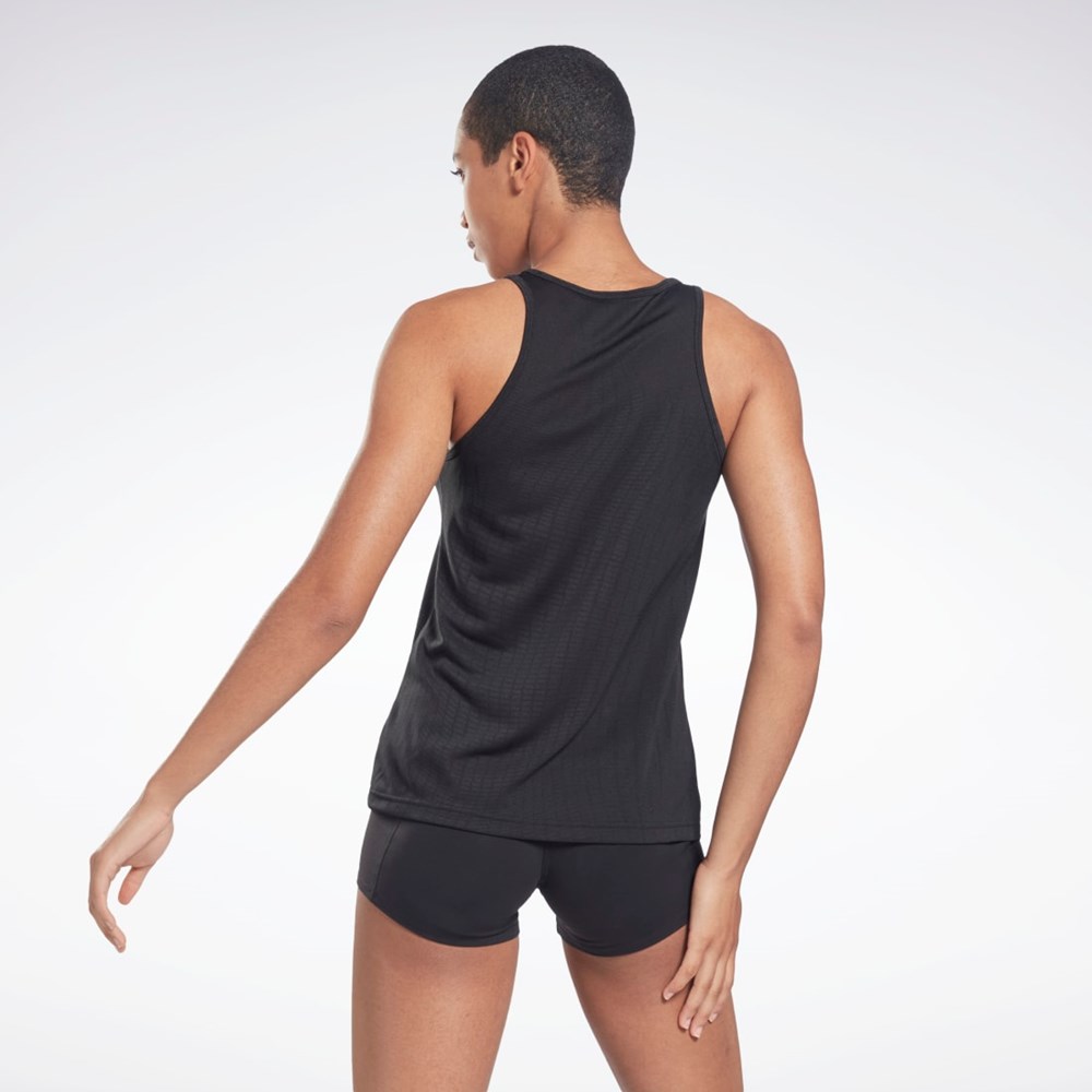 Reebok United By Fitness Perforated Tank Top Svarta | IDLGQ-7295