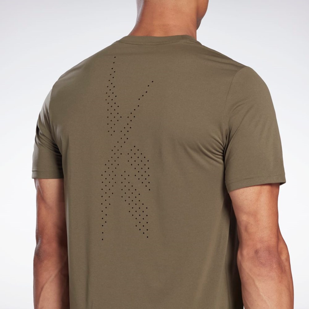 Reebok United by Fitness MoveSoft T-Shirt Gröna | KPSWY-1382