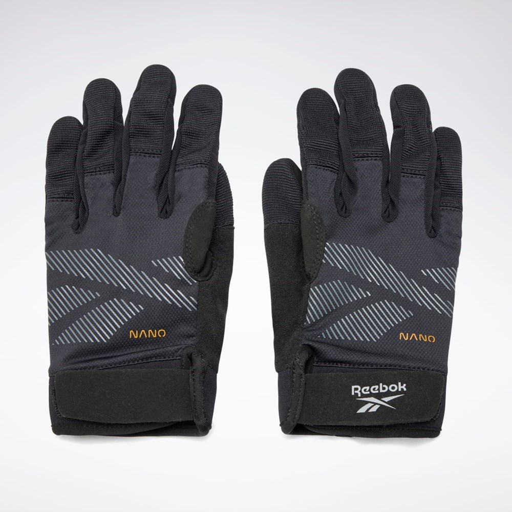 Reebok United by Fitness Tränings Gloves Svarta | NWYQT-1785