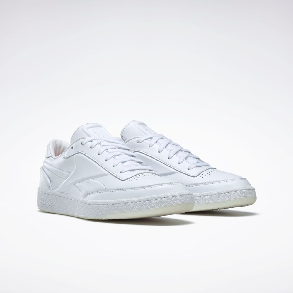 Reebok Victoria Beckham Club C Shoes Vita Vita Svarta | MSTUL-5608