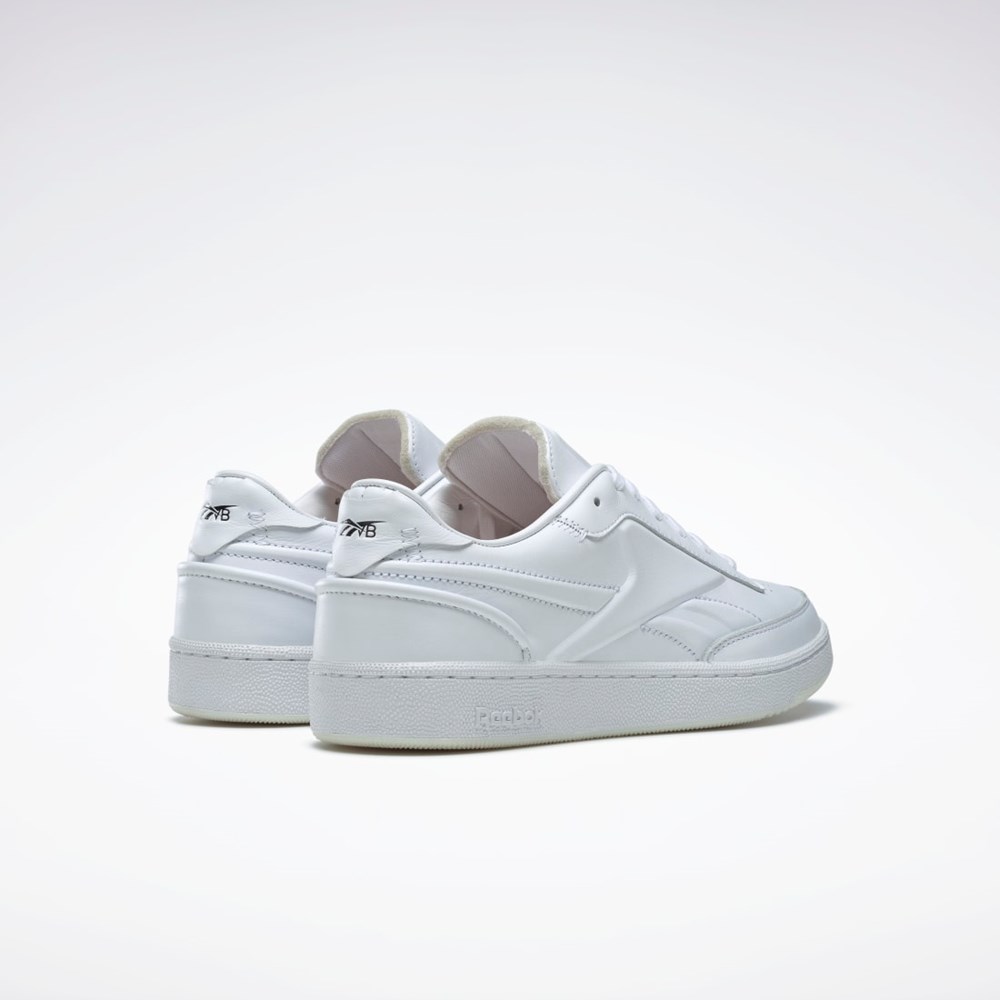 Reebok Victoria Beckham Club C Shoes Vita Vita Svarta | MSTUL-5608