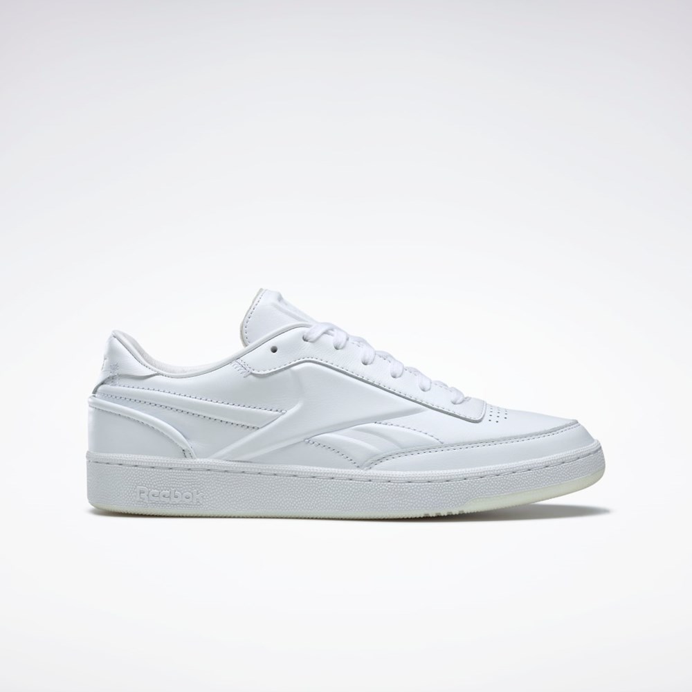 Reebok Victoria Beckham Club C Shoes Vita Vita Svarta | MSTUL-5608