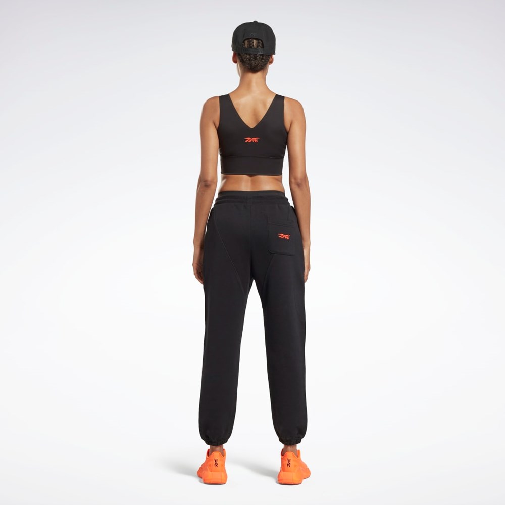 Reebok Victoria Beckham Hetero Leg Joggers Svarta Orange | ZLCEJ-3520