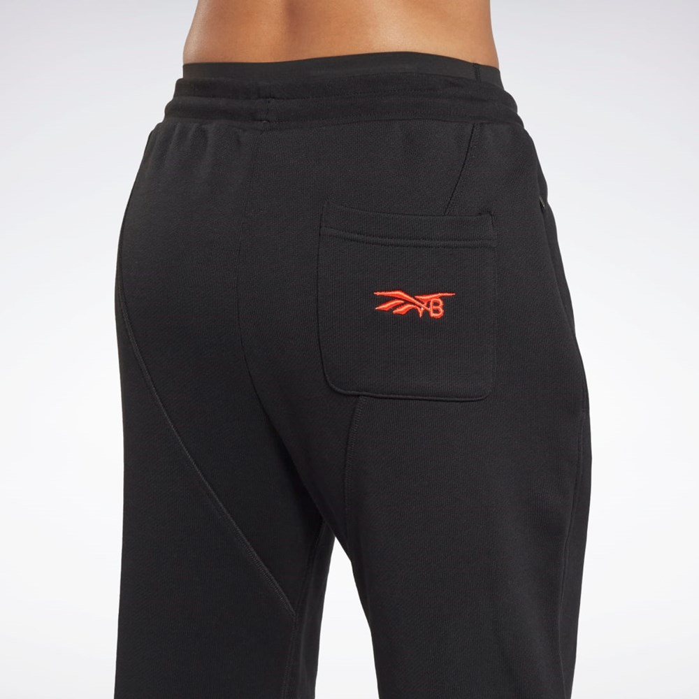 Reebok Victoria Beckham Hetero Leg Joggers Svarta Orange | ZLCEJ-3520