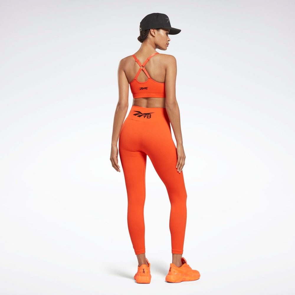 Reebok Victoria Beckham Light-Impact Seamless Bra Orange | RSWAB-6015