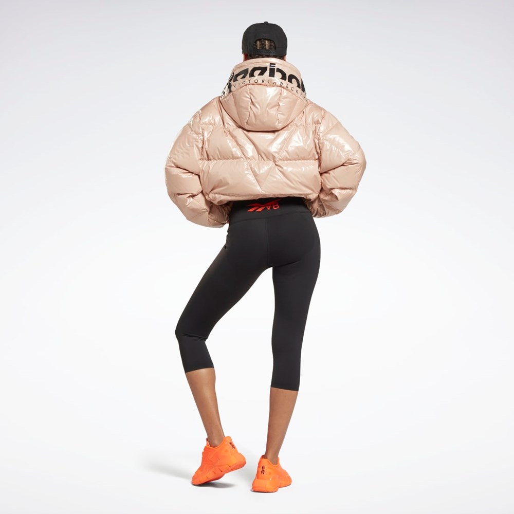 Reebok Victoria Beckham Puffer Jacket Soft Ecru | YZENK-2987