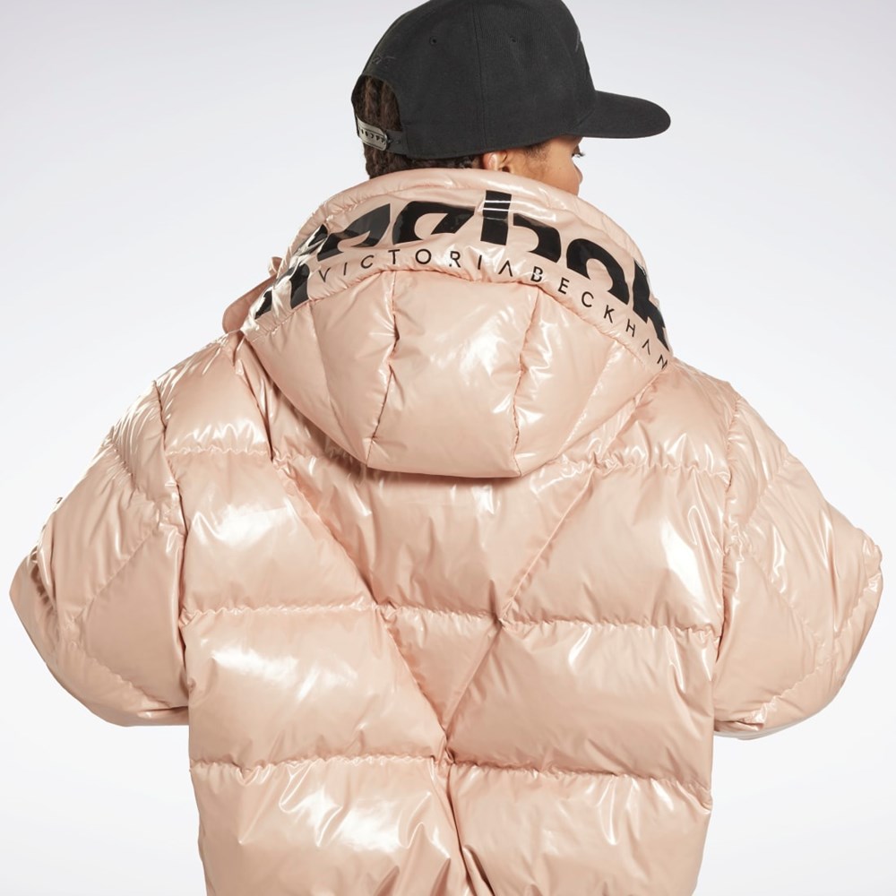 Reebok Victoria Beckham Puffer Jacket Soft Ecru | YZENK-2987