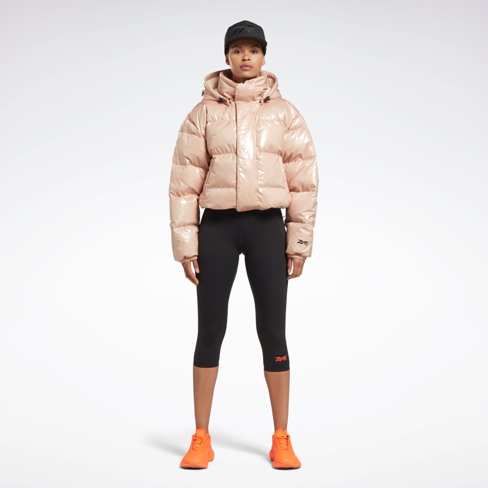 Reebok Victoria Beckham Puffer Jacket Soft Ecru | YZENK-2987