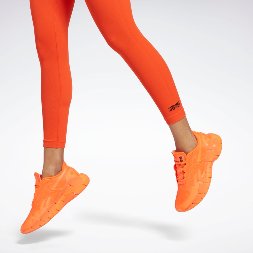 Reebok Victoria Beckham Seamless Leggings Orange | LXTIU-1057