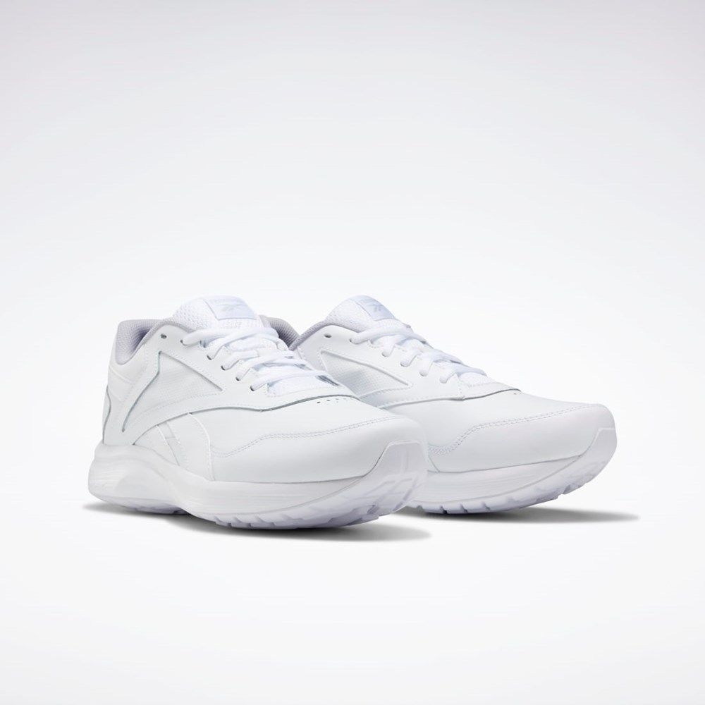 Reebok Walk Ultra 7 DMX MAX Extra-Breda Shoes Vita Grå Kungsblått | JLMIK-8169