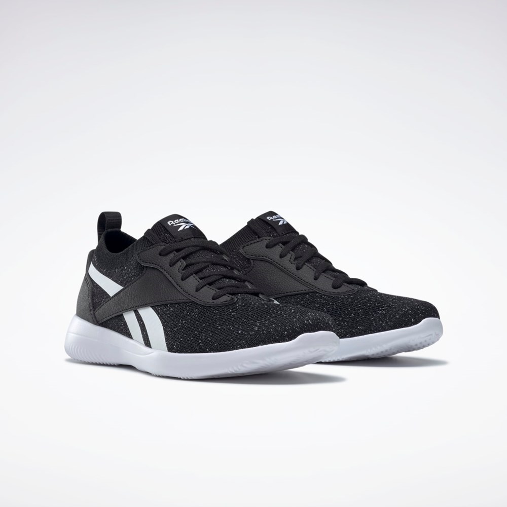 Reebok Walkawhile Shoes Svarta Vita Svarta | HWFDO-5480