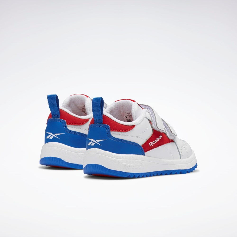 Reebok Weebok Clasp Low Shoes - Toddler Vita Röda Blå | XJYAF-9785