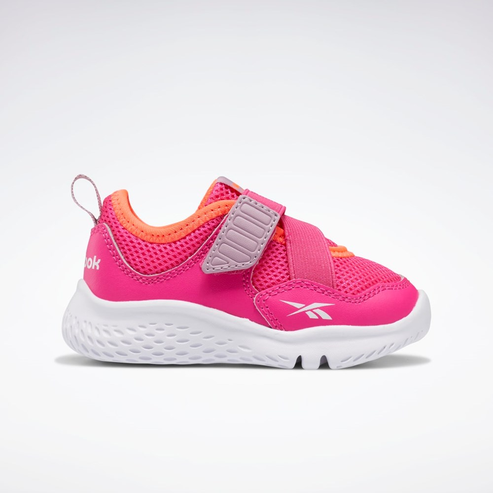 Reebok Weebok Flex Sprint Shoes - Toddler Rosa Vita Orange | RGDXE-1483