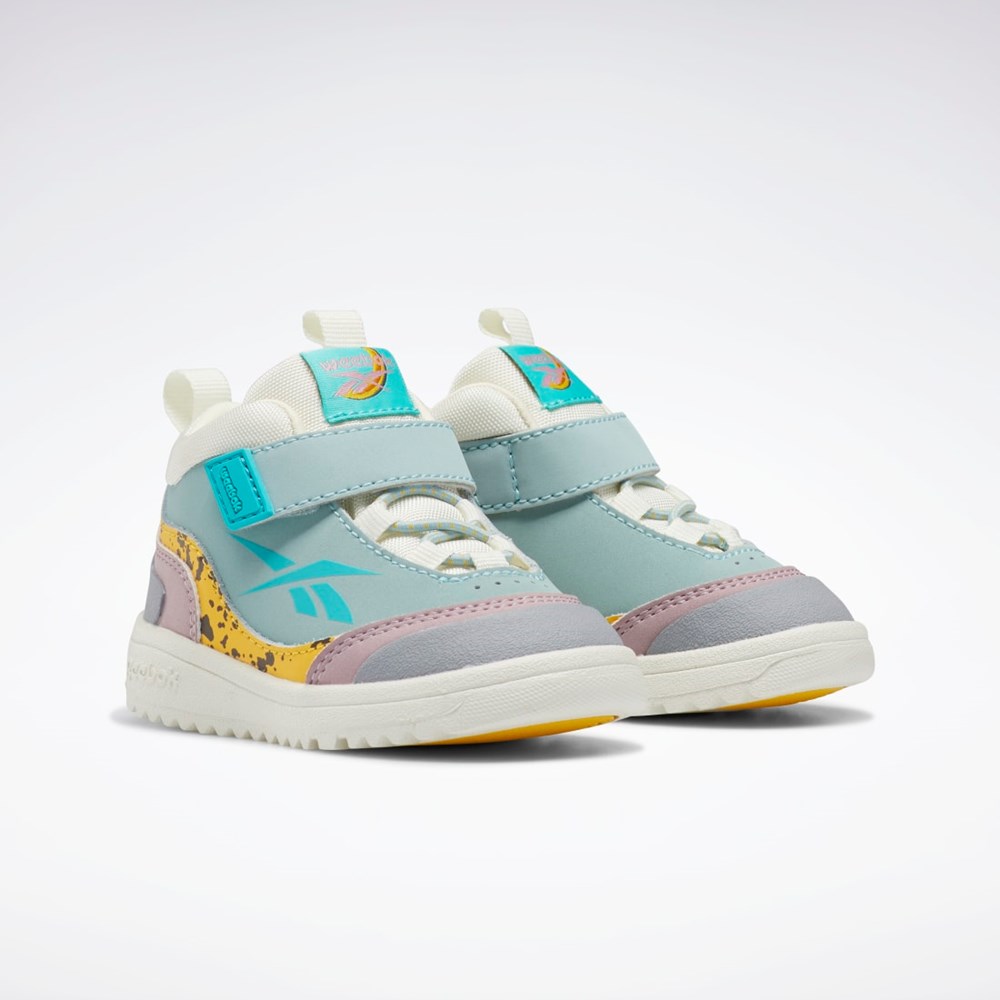 Reebok Weebok Storm X Shoes - Toddler Grå Gula | LZIHT-1342