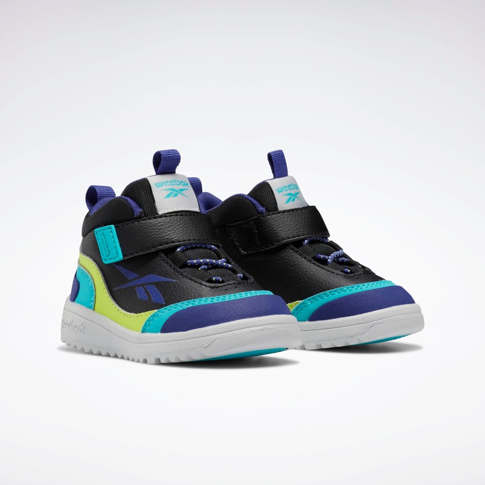 Reebok Weebok Storm X Shoes - Toddler Svarta Gula | UKAID-7021