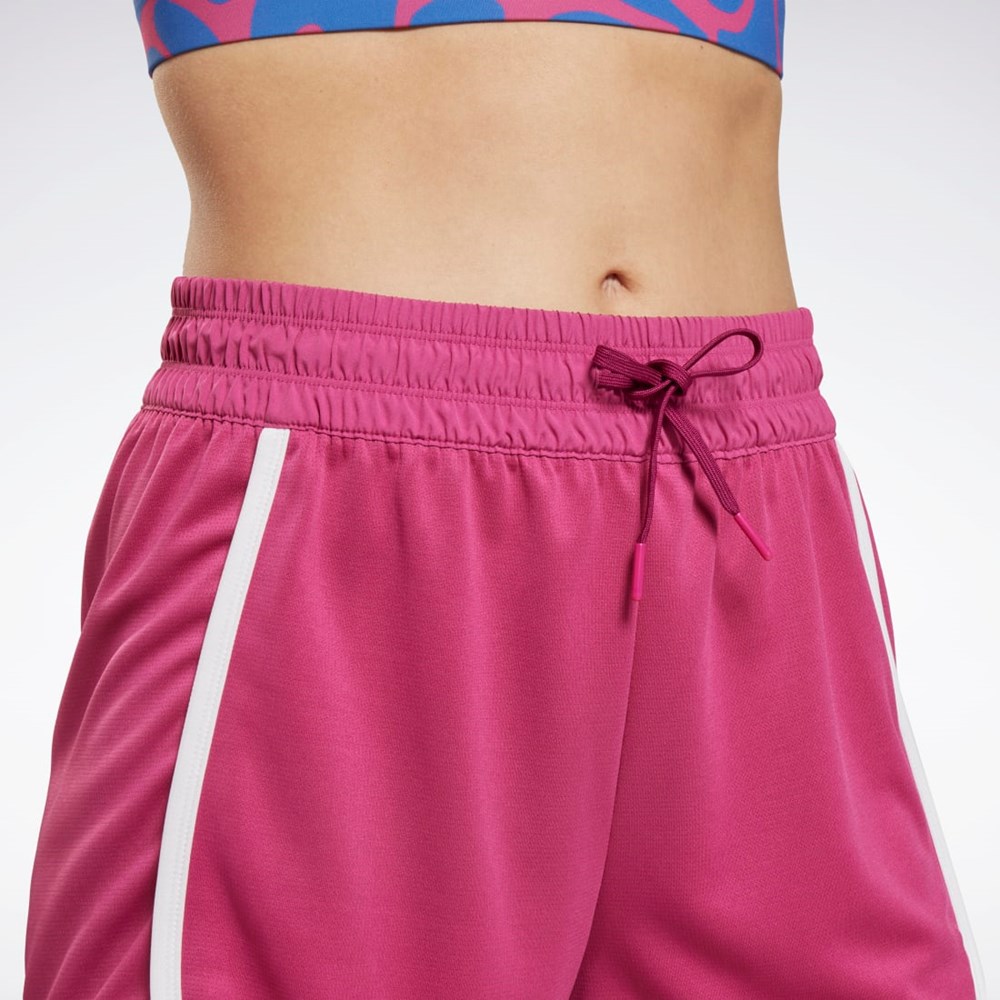 Reebok Workout Ready High-Rise Shorts Rosa | KTNIB-9365