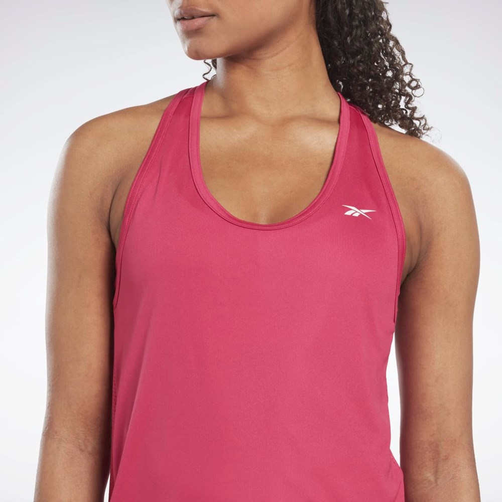 Reebok Workout Ready Mesh Back Tank Top Rosa | WIXOP-7193