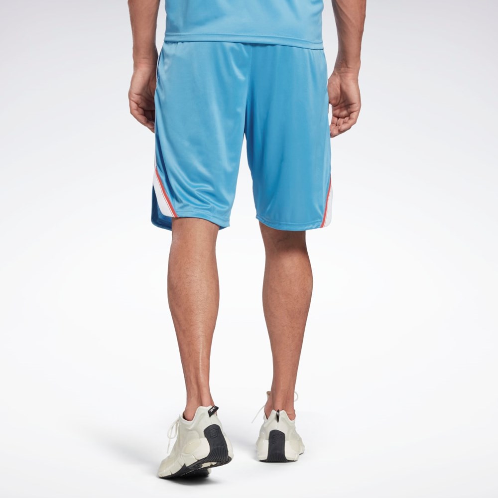 Reebok Workout Ready Mesh Shorts Blå | SDIVE-1830