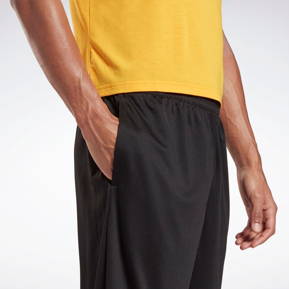 Reebok Workout Ready Mesh Shorts Svarta | ROVYT-3120